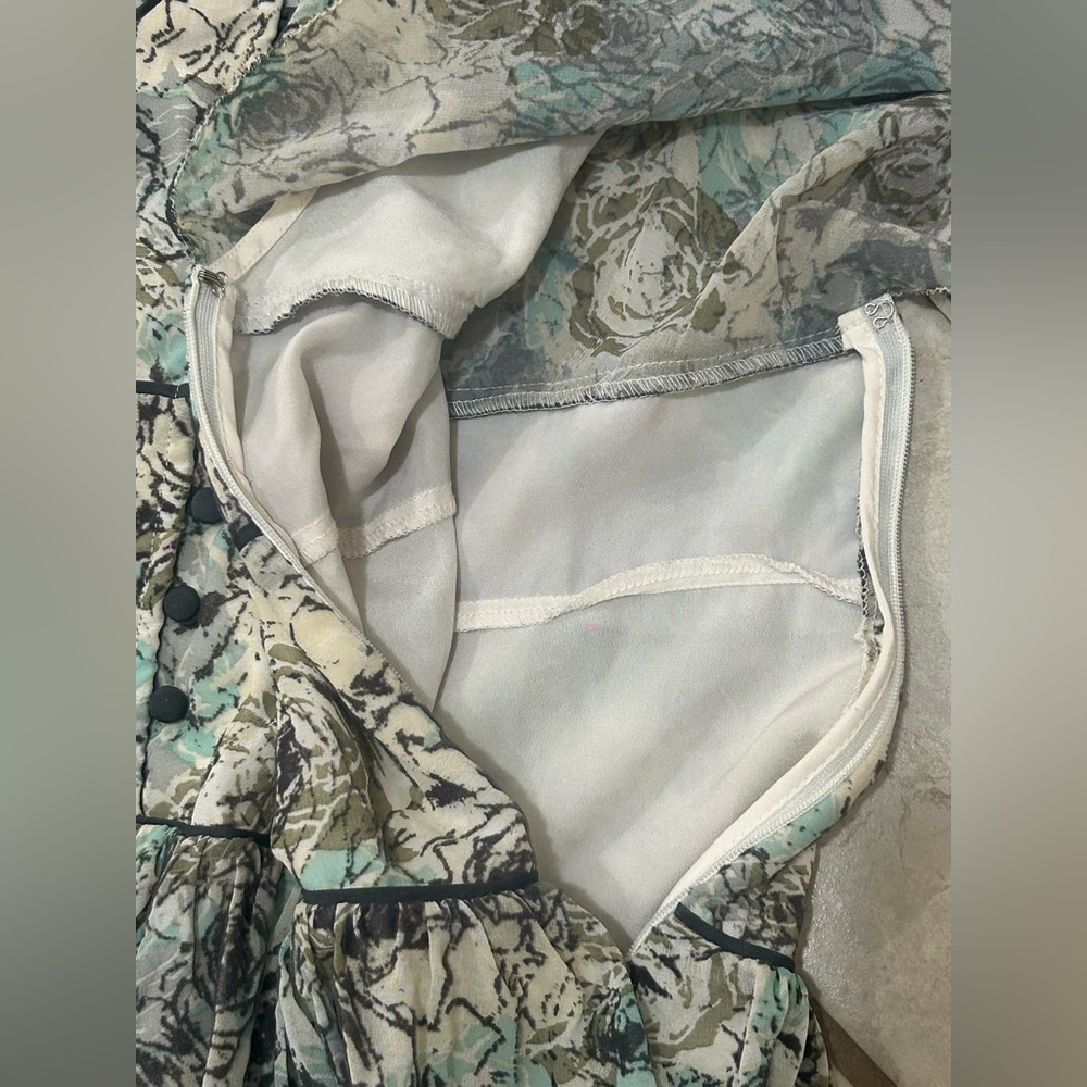 Free People Perfect Dream Floral Mini Dress size 6 - Picture 3 of 5